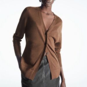 COS V-NECK WOOL CARDIGAN